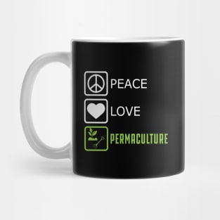 Permaculture - Peace Love Mug